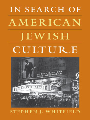 cover image of In Search of American Jewish Culture